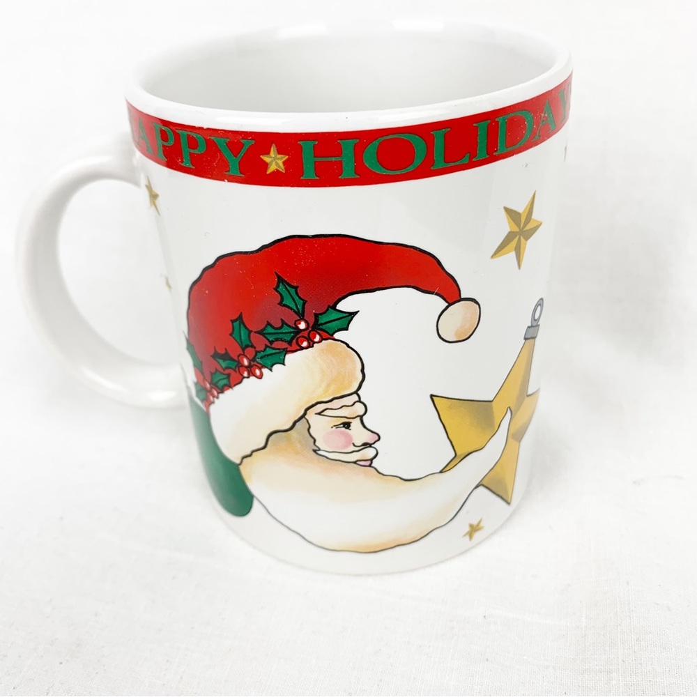 Santa Moon Star Mug Signature Housewares 1994 Ltd Edition